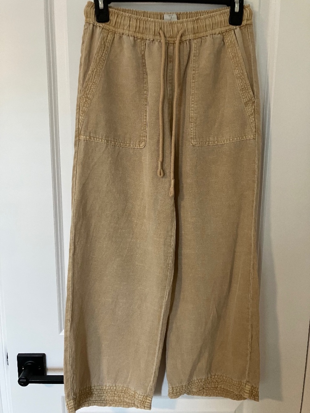 Tan Linen Ankle Pants, Joie brand, Size XS